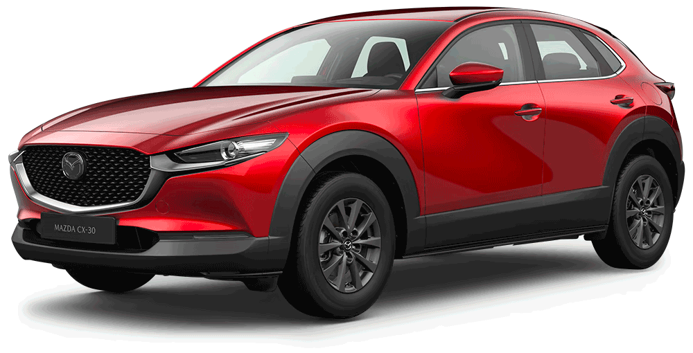 MAZDA-CX-30-ROUGE-RED-DETOURE