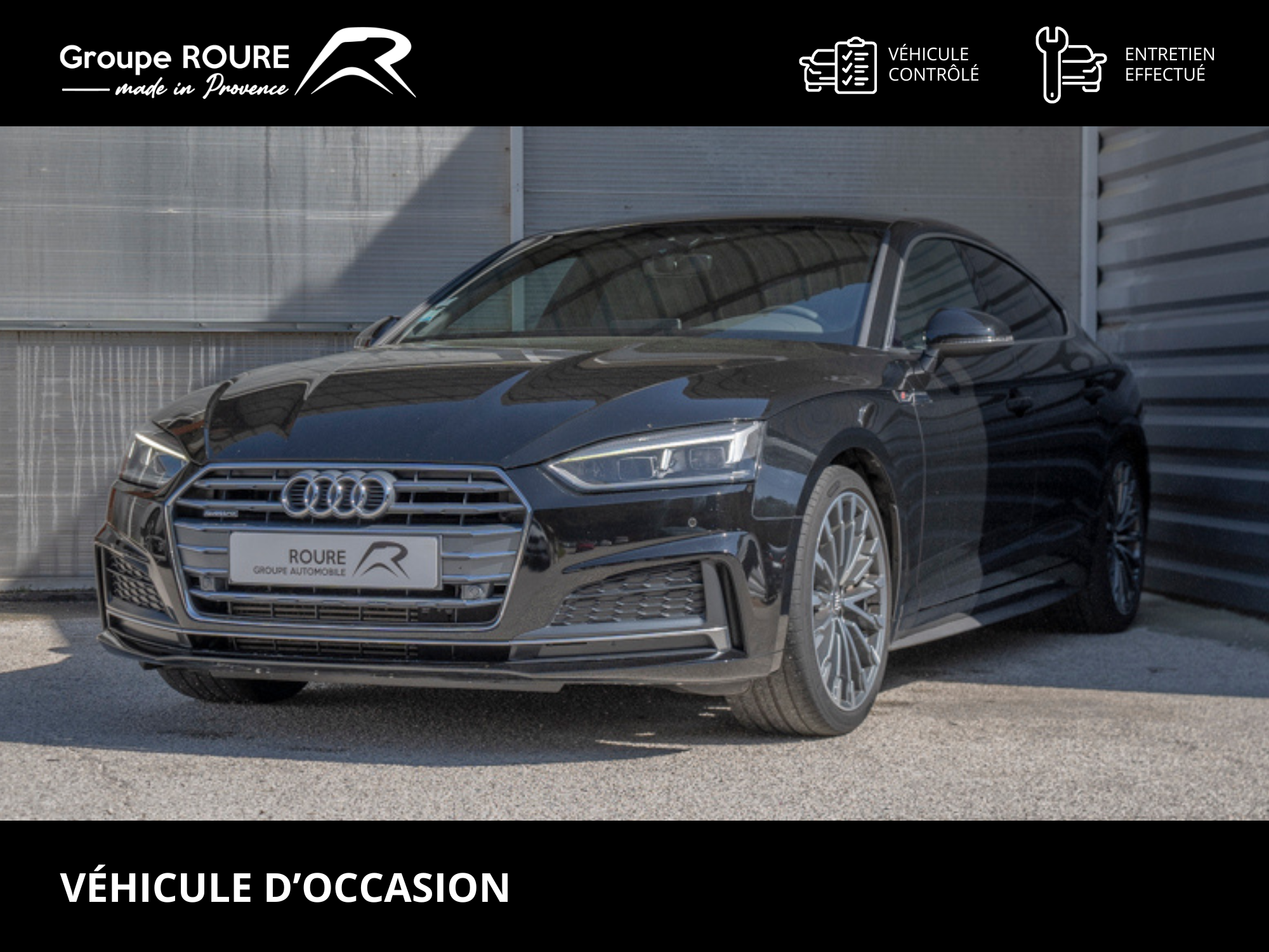 AUDI-A5 II-A5 Sportback 2.0 TFSI 252 S tronic 7 Quattro-S Line-21990-157794-roure-automobiles