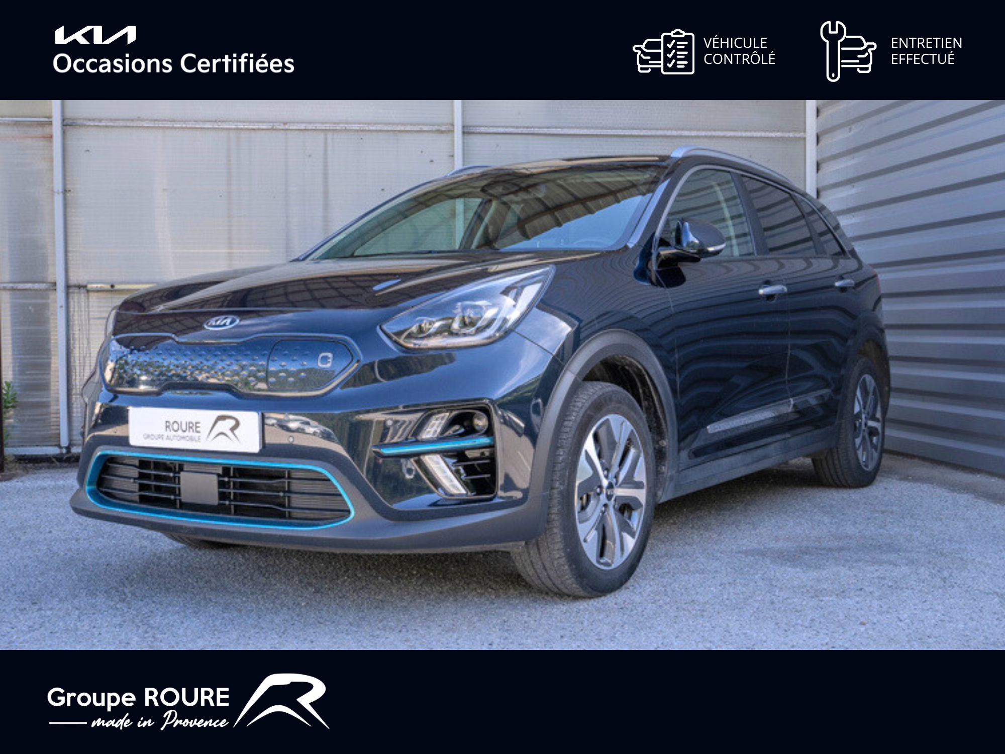 KIA-NIRO ELECTRIQUE-e-Niro Electrique 204 ch-Premium-18990-97443-roure-automobiles