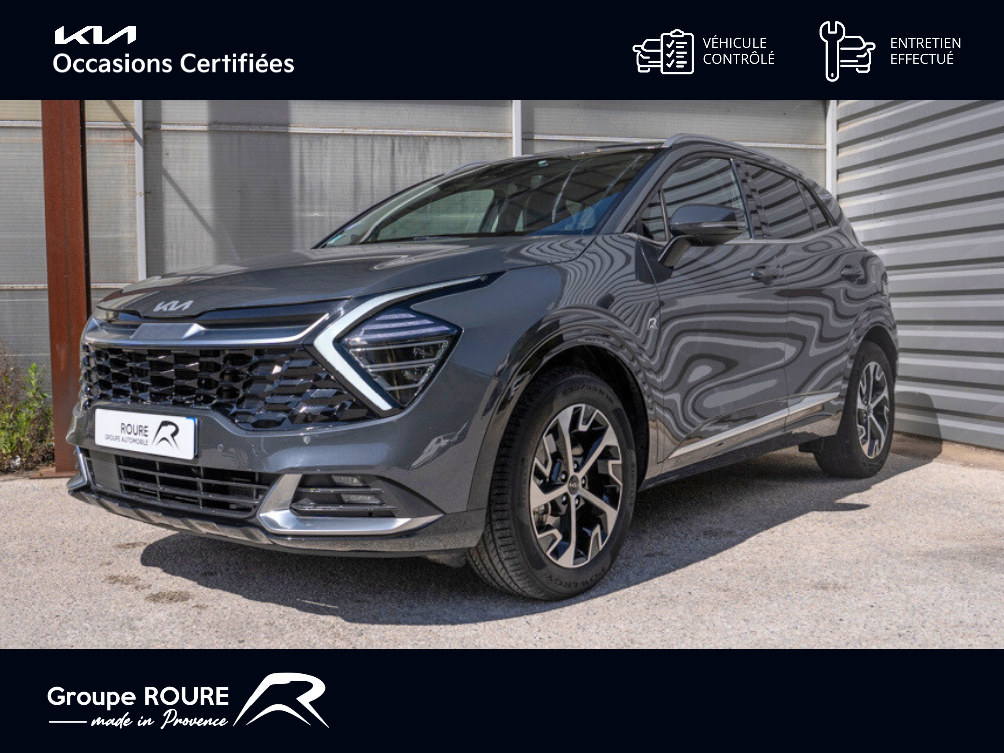 KIA-SPORTAGE V-Sportage 1.6 T-GDi 230ch ISG Hybride BVA6 4x2-Design-27990-60285-roure-automobiles