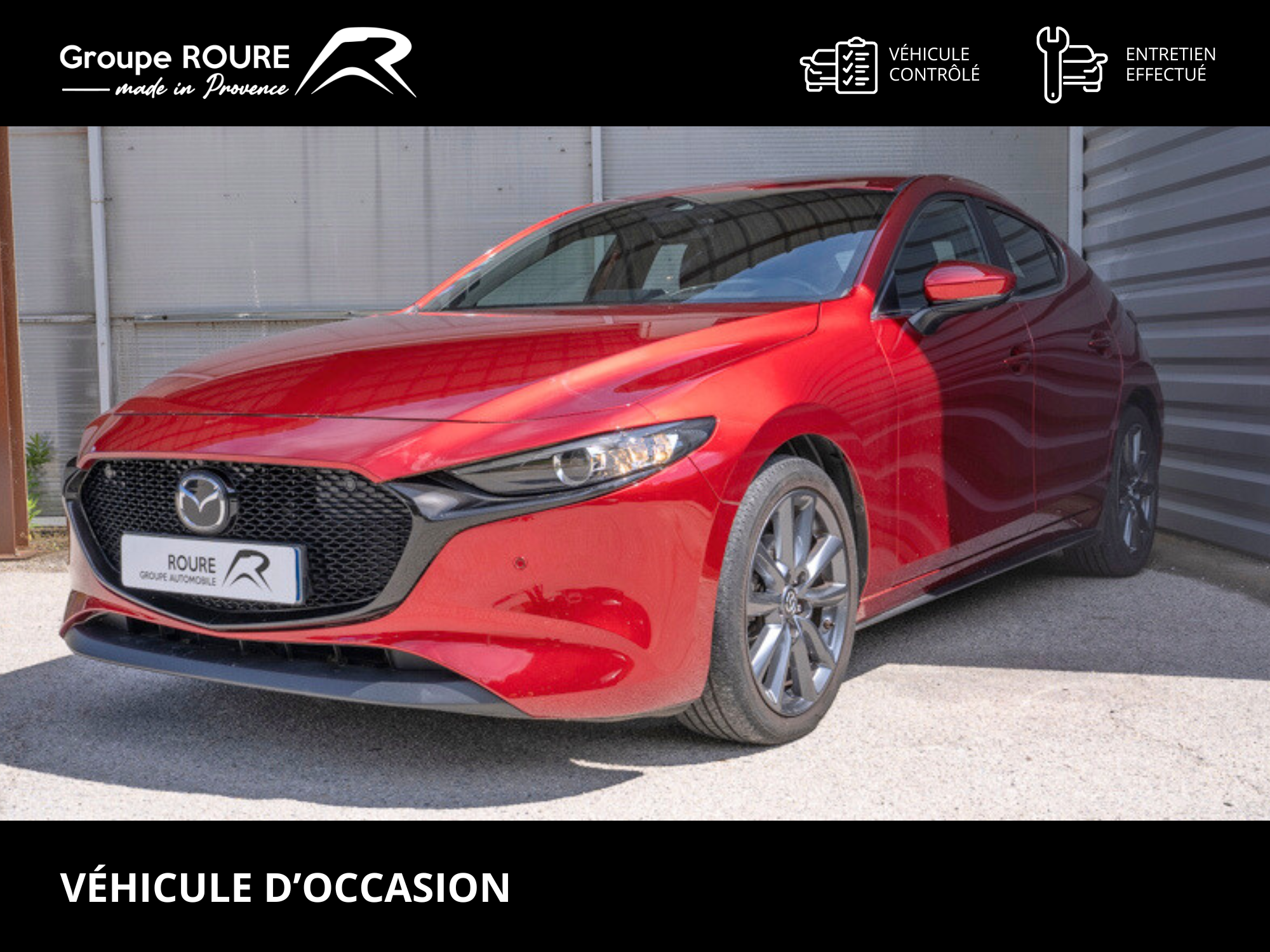 MAZDA-MAZDA3 IV-Mazda3 5 portes 2.0L e-SKYACTIV-G M Hybrid 122 ch BVA6-Style-18990-51340-roure-automobiles