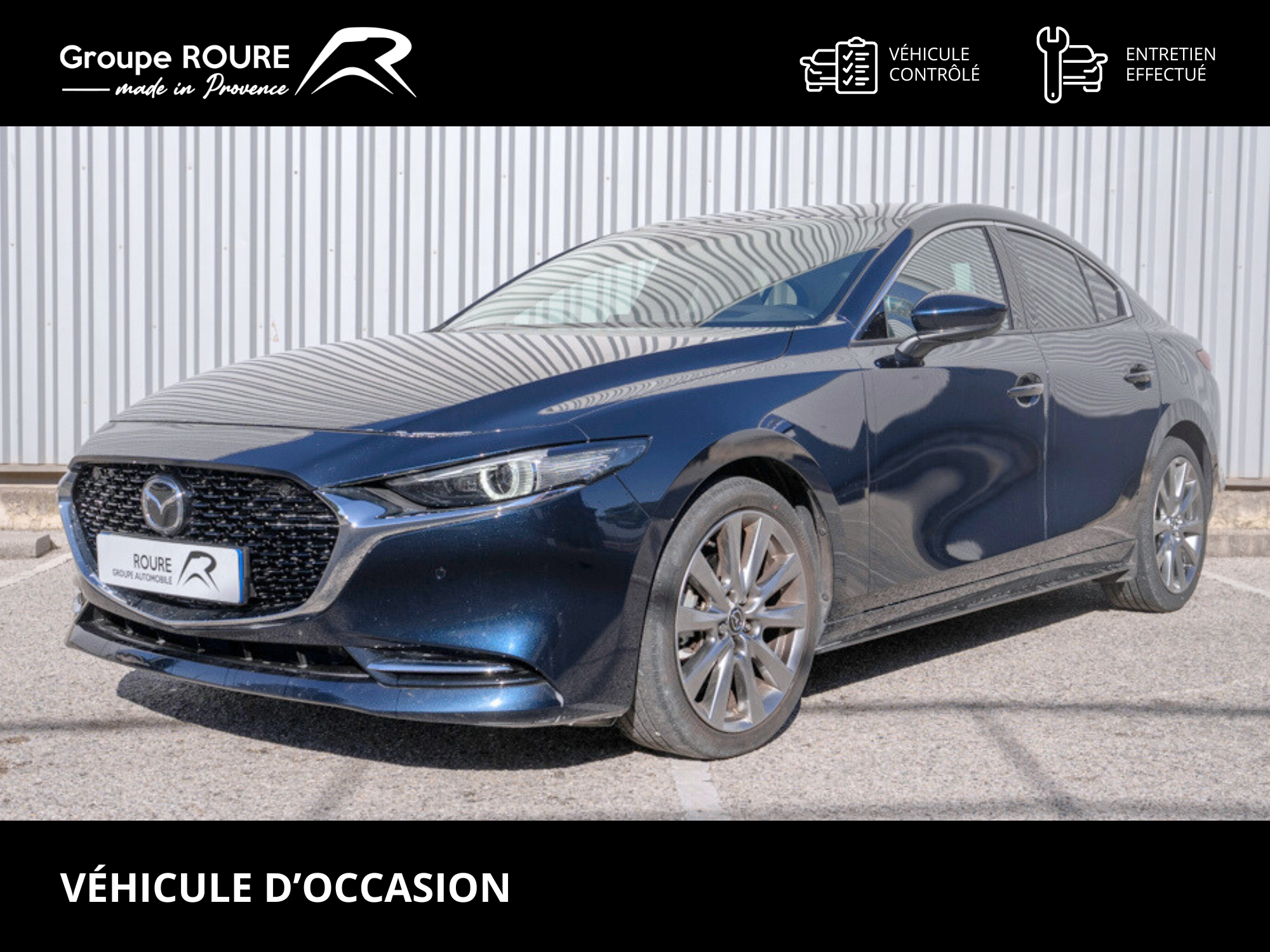MAZDA-MAZDA3 IV-Mazda3 Berline 2.0L e-SKYACTIV-X M Hybrid 186 ch BVA6-Exclusive-22490-29198-roure-automobiles