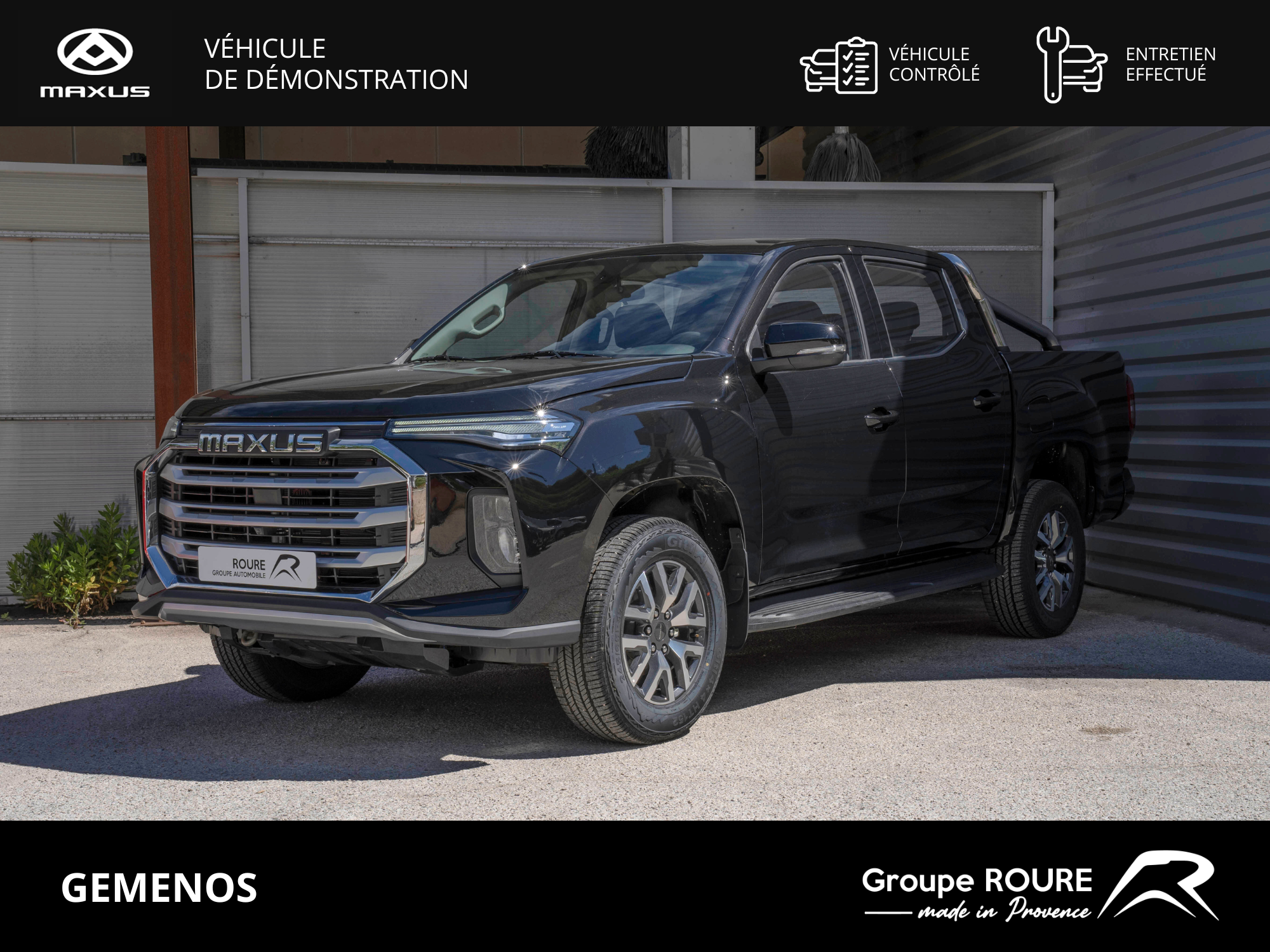 MAXUS-T90 EV-T90-EV PICK-UP DOUBLE CABINE 88 KWH--45660-450-roure-automobiles