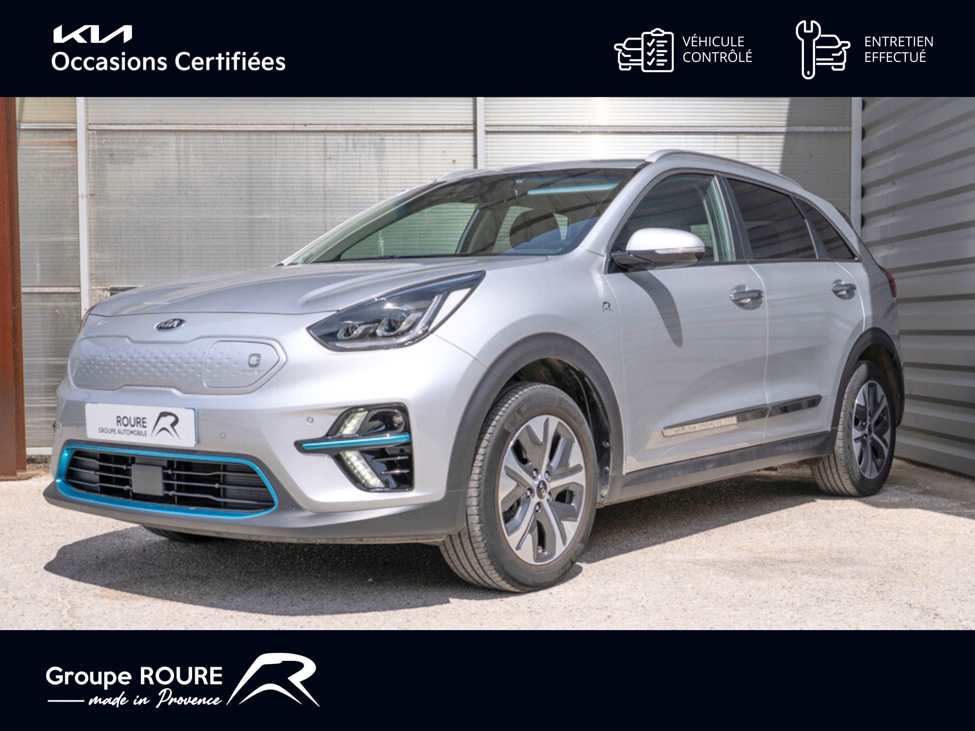 KIA-NIRO ELECTRIQUE-e-Niro Electrique 204 ch-Design-17990-83696-roure-automobiles