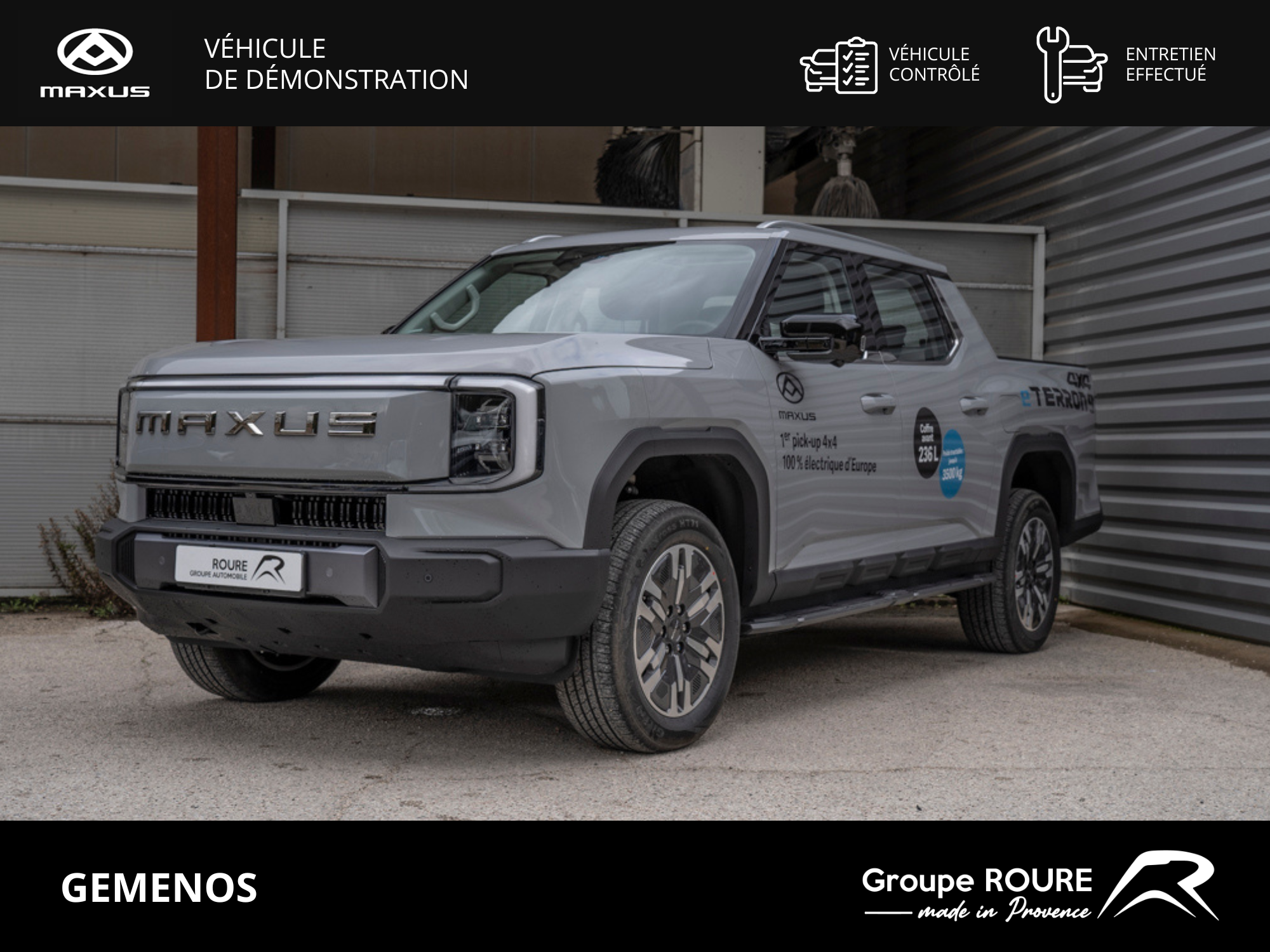 MAXUS-E-TERRON9-E-TERRON9 PICK-UP 4X4 102 KWH--59990-3900-roure-automobiles