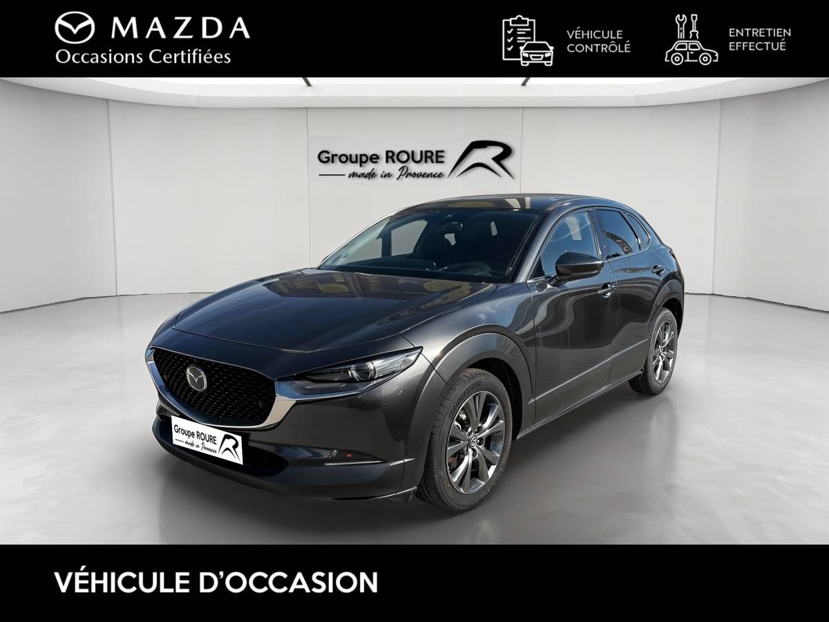 MAZDA-CX-30 2021-CX-30 2.0L e-SKYACTIV X M Hybrid 186 ch 4x2 BVA6-Exclusive-22990-38575-roure-automobiles