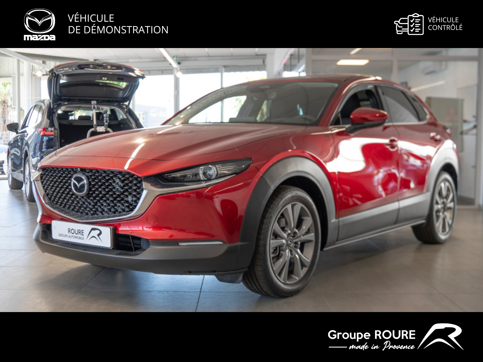 MAZDA-CX-30 2024-CX-30 2.0L e-SKYACTIV G M Hybrid 150 ch 4x2 BVA6-Exclusive-Line-33499-1132-roure-automobiles