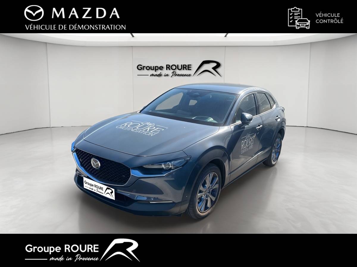 MAZDA-CX-30 2024-CX-30 2.0L e-SKYACTIV G M Hybrid 150 ch 4x4 BVA6-Exclusive-Line-33990-3500-roure-automobiles