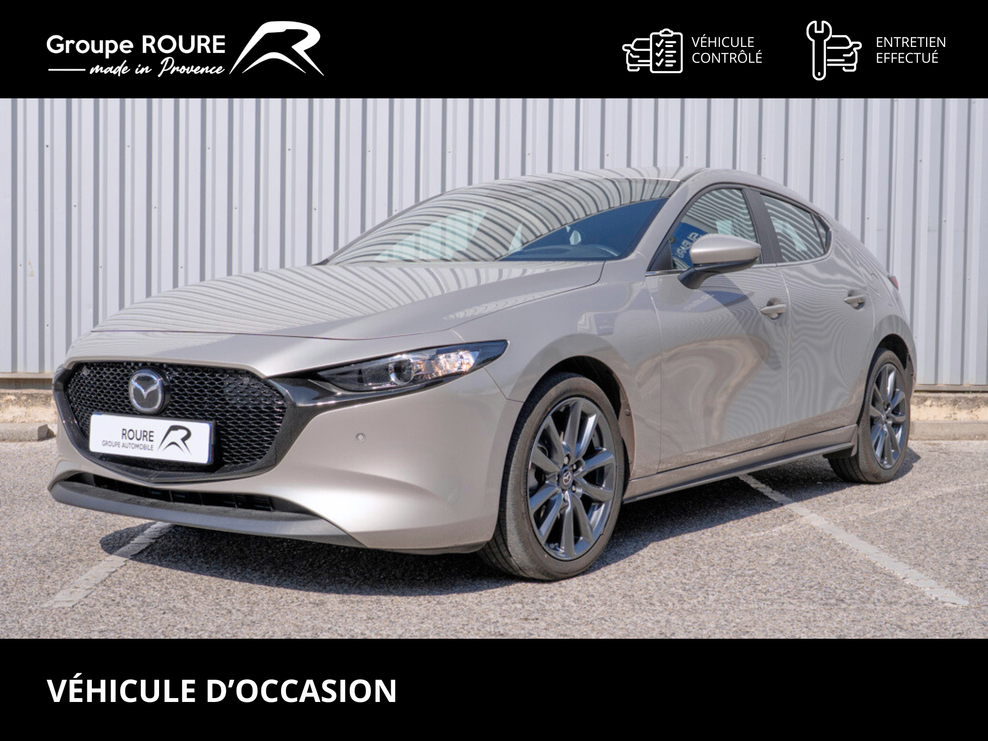 MAZDA-MAZDA3 5 PORTES 2024-Mazda3 5 portes 2.0L e-SKYACTIV-G M Hybrid 122 ch BVM6-Exclusive-Line-21990-13108-roure-automobiles