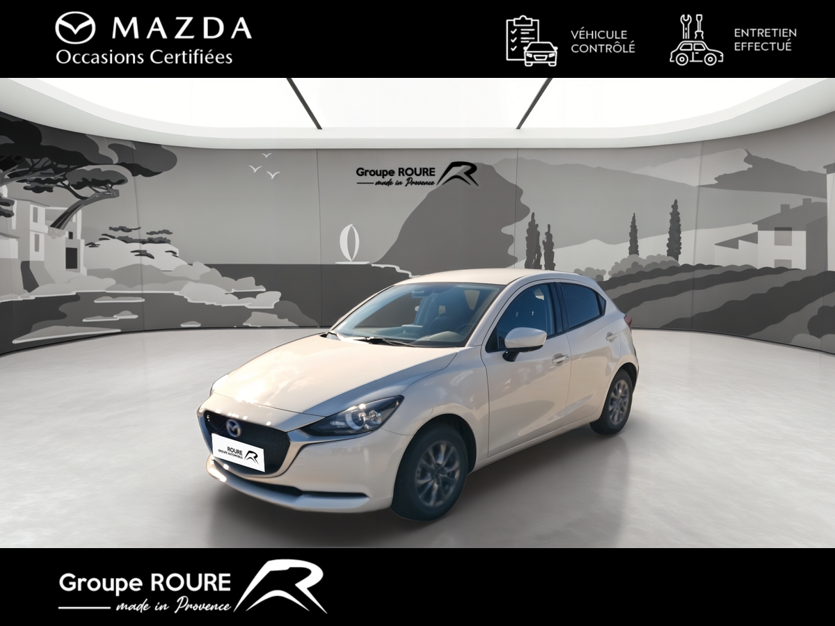 MAZDA-MAZDA2 2022-Mazda2 1.5L e-SKYACTIV G M Hybrid 90ch-Elegance-14990-41367-roure-automobiles