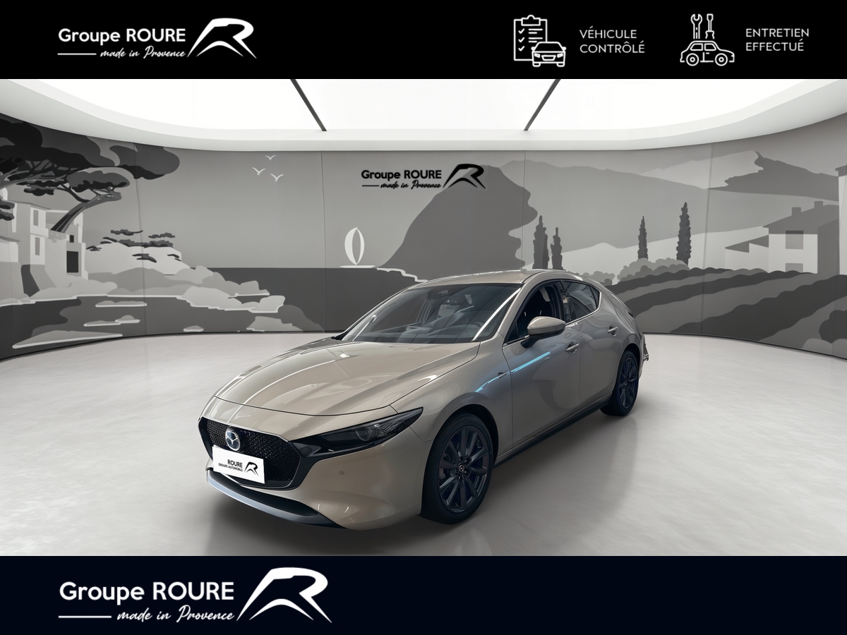 MAZDA-MAZDA3 5 PORTES 2025-Mazda3 5 portes 2.5L e-SKYACTIV-G M Hybrid 140 ch BVM6-Exclusive-Line-33150-150-roure-automobiles