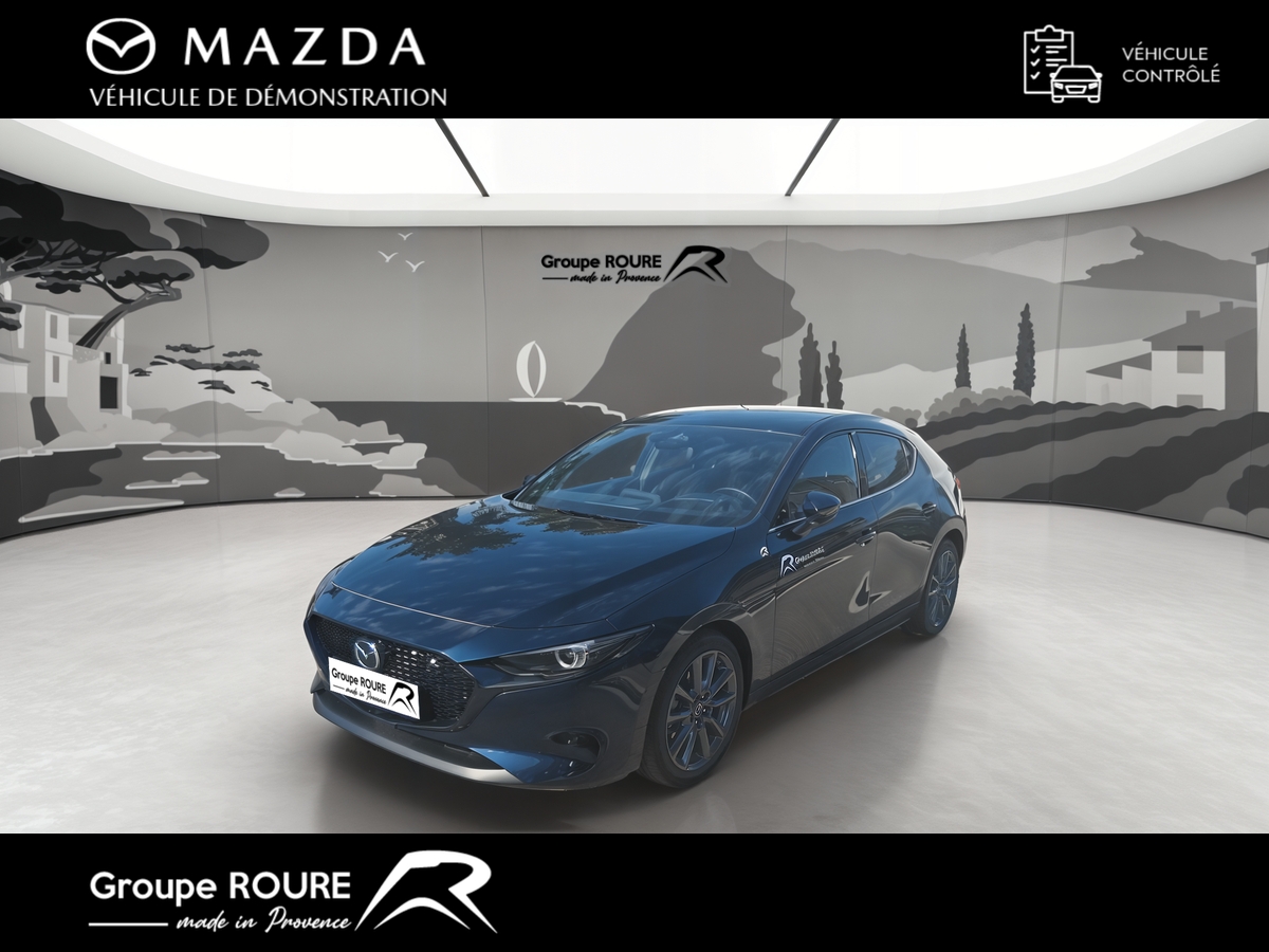 MAZDA-MAZDA3 BERLINE 2025-Mazda3 Berline 2.5L e-SKYACTIV-G M Hybrid 140 ch BVA6-Takumi-31845-150-roure-automobiles