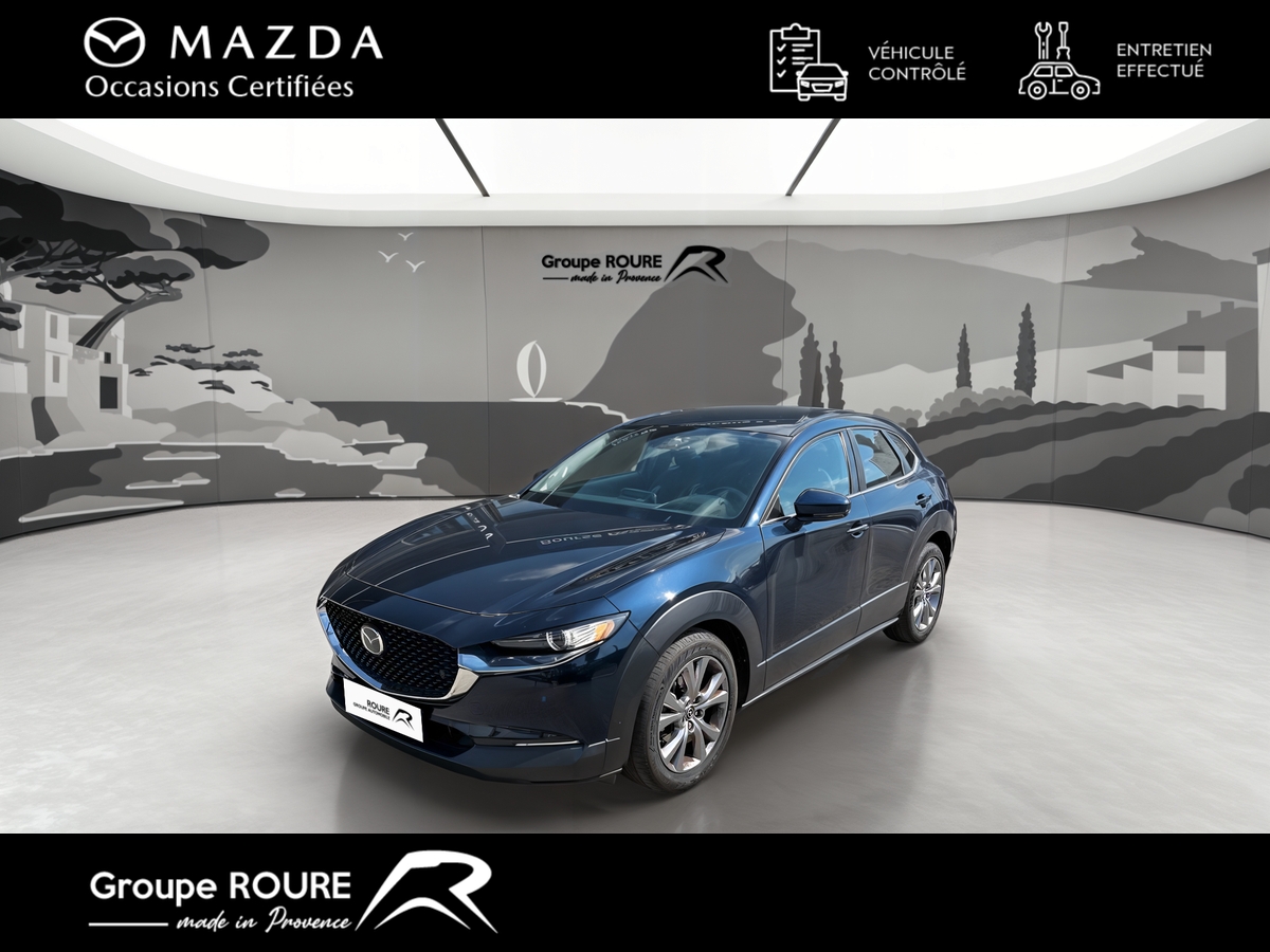 MAZDA-CX-30 2021-CX-30 2.0L e-SKYACTIV G M Hybrid 122 ch 4x2 BVA6-Style-19990-43764-roure-automobiles