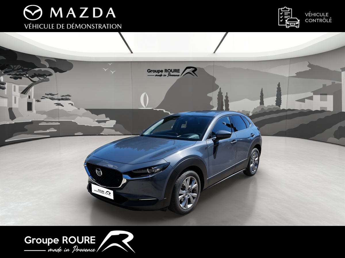 MAZDA-CX-30 2024-CX-30 2.0L e-SKYACTIV G M Hybrid 150 ch 4x2 BVA6-Exclusive-Line-31050-7700-roure-automobiles