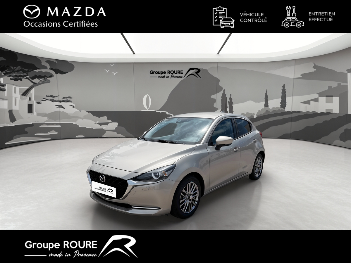 MAZDA-MAZDA2 2022-Mazda2 1.5L Skyactiv-G 90ch BVA6-Selection-13490-80991-roure-automobiles