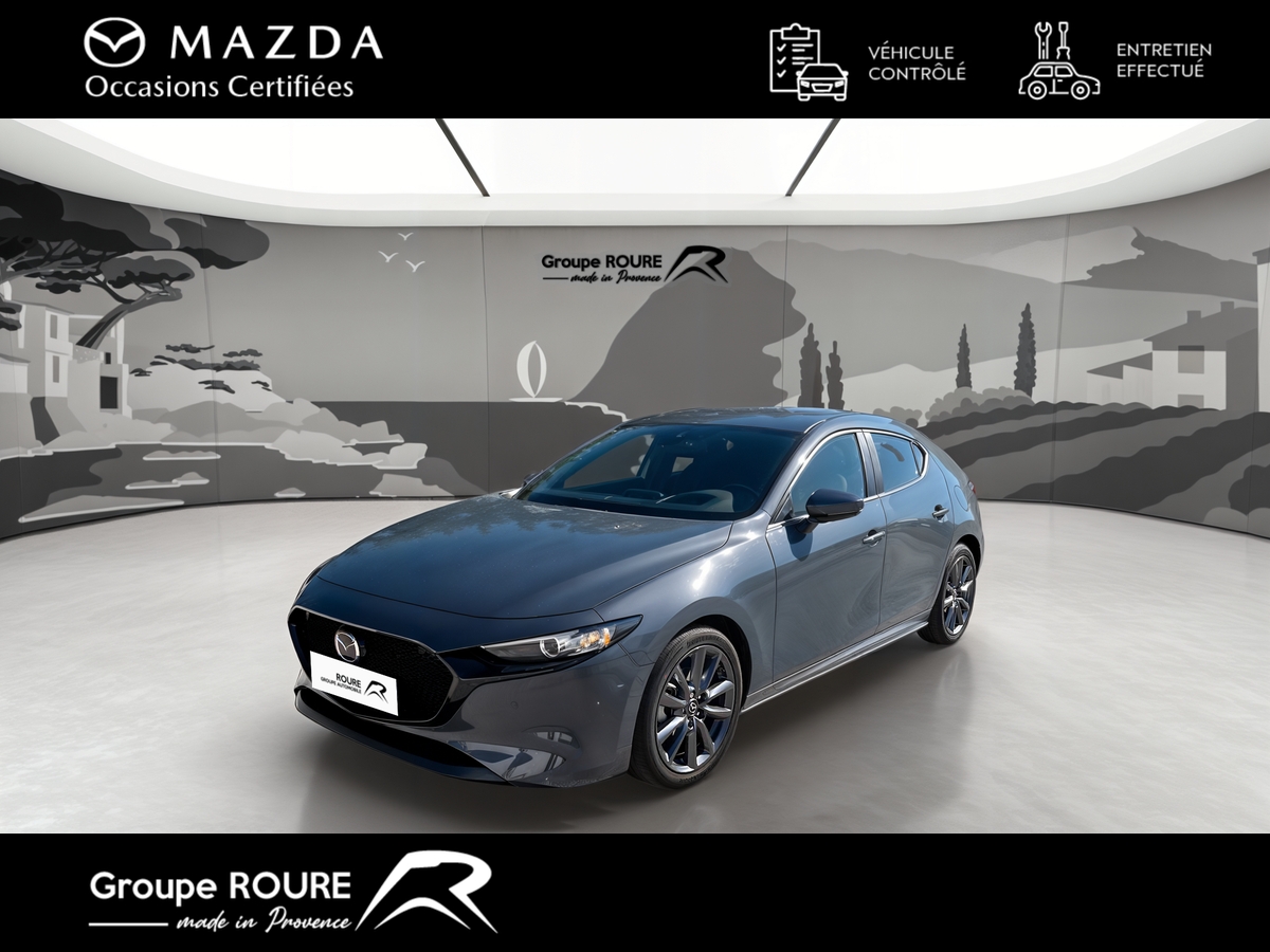 MAZDA-MAZDA3 5 PORTES 2020-Mazda3 5 portes 2.0L SKYACTIV-G M Hybrid 122 ch BVM6-Style-19990-20282-roure-automobiles