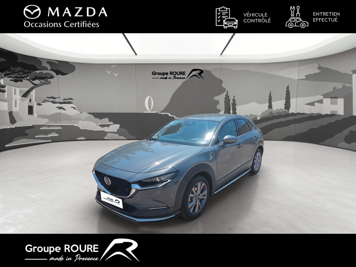 MAZDA-CX-30 2020-CX-30 2.0L SKYACTIV-G M Hybrid 122 ch 4x2 BVA6-Sportline-18490-88872-roure-automobiles