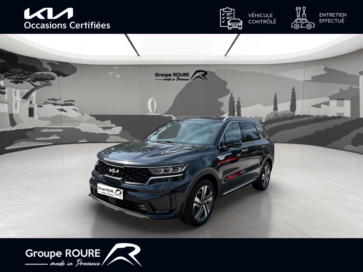 KIA-SORENTO-Sorento 1.6 T-GDi Hybride Rechargeable 265 ch 7pl 4x4 BVA6-Premium-30990-95685-roure-automobiles