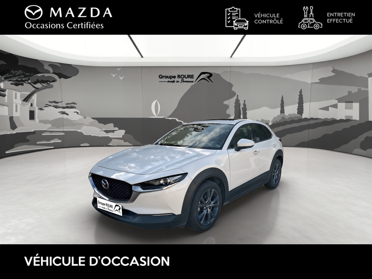 MAZDA-CX-30 2022-CX-30 2.0L e-SKYACTIV X M Hybrid 186 ch 4x2 BVM6-Exclusive Bose-22490-52000-roure-automobiles
